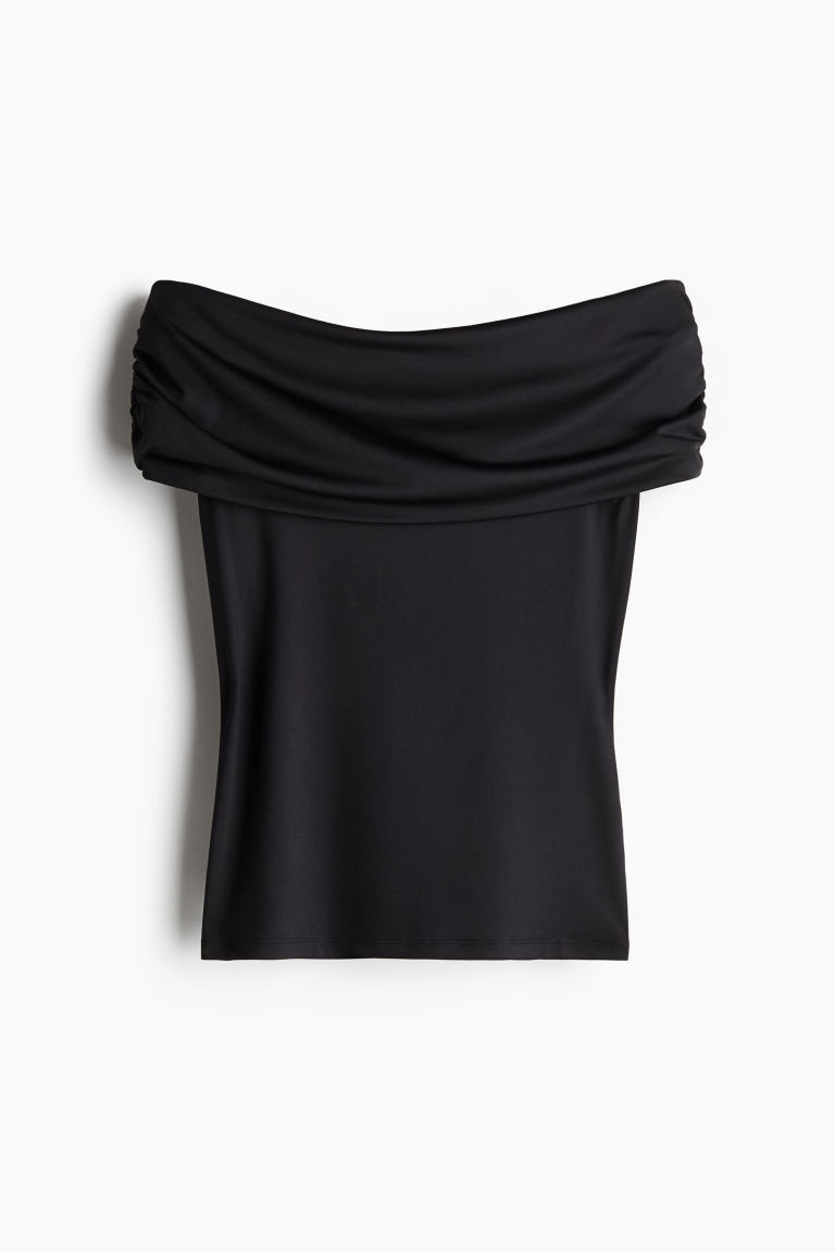 Gathered off-the-shoulder top | H&M (US + CA)