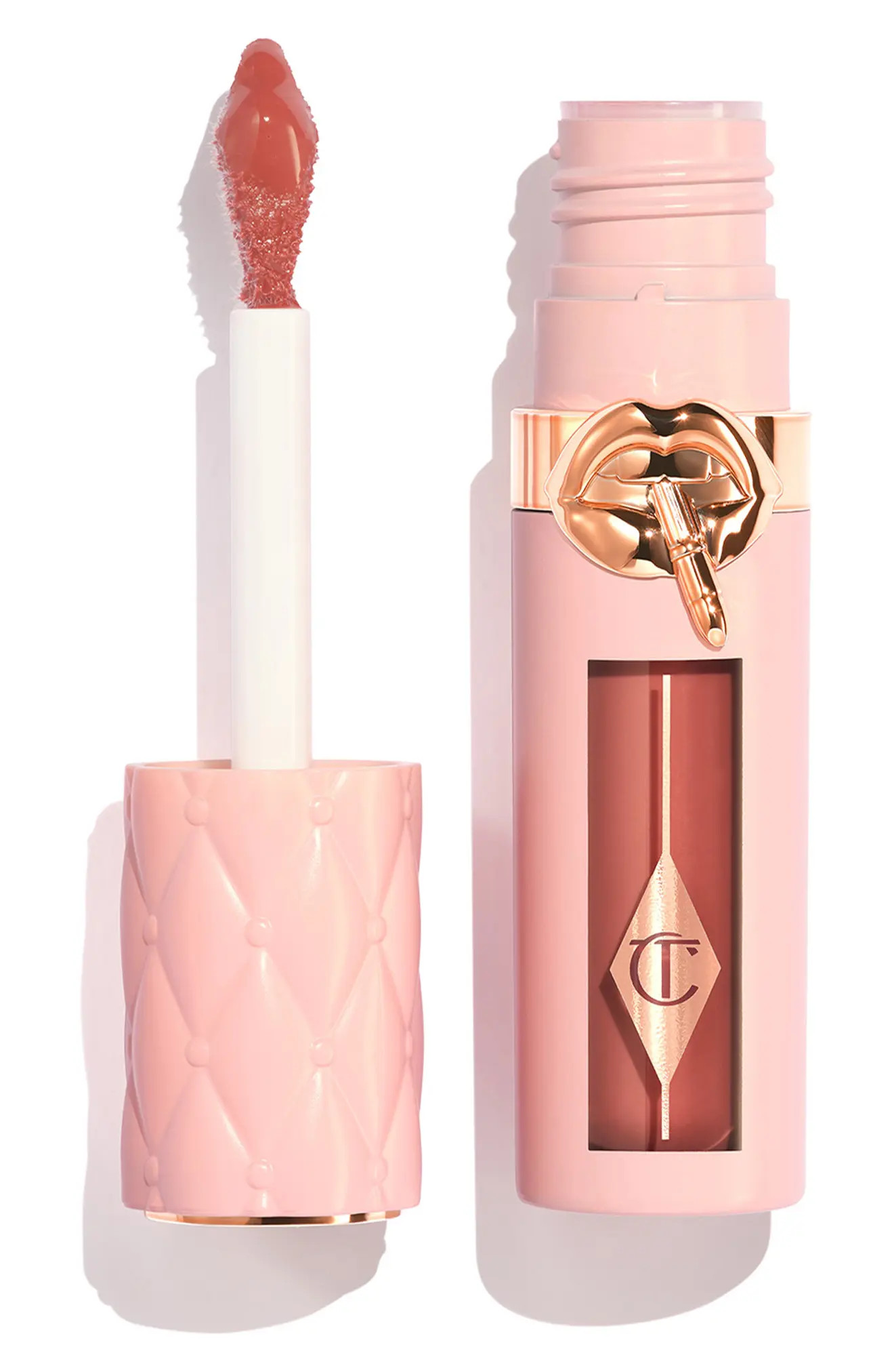 Charlotte Tilbury Pillow Talk Big Lip Plumpgasm Plumping Lip Gloss in Medium/Deep at Nordstrom | Nordstrom