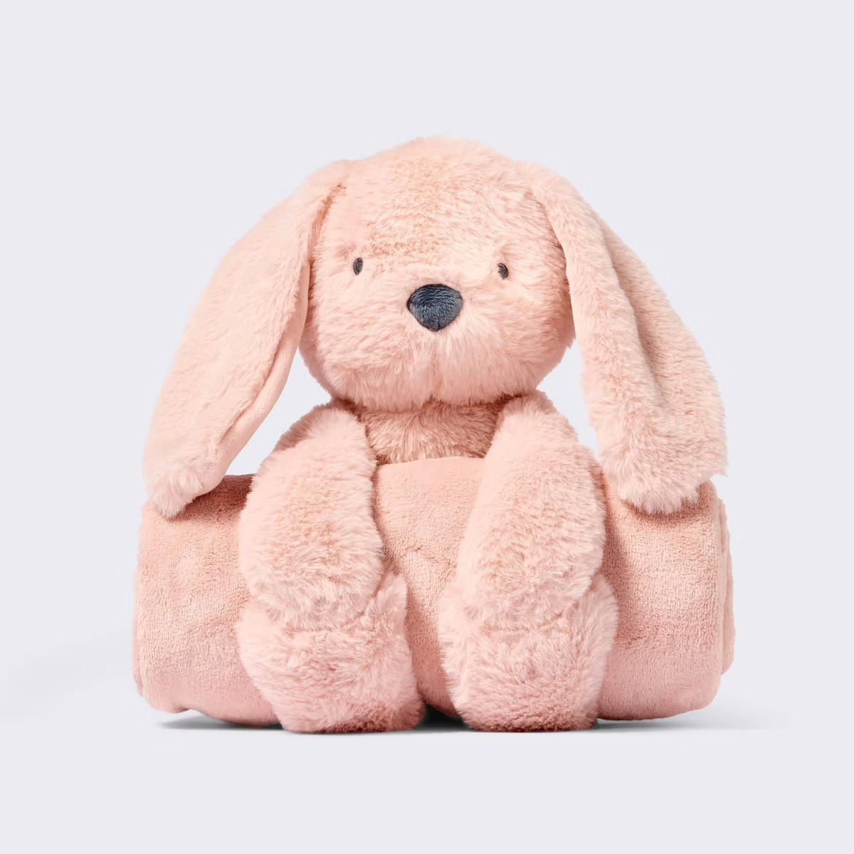 Plush Blanket with Soft Toy - Pink Bunny - Cloud Island™ | Target