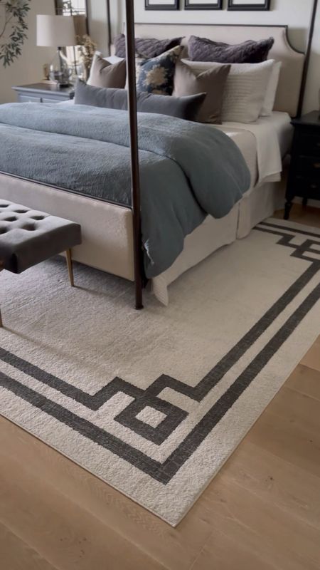 Bedroom rug in Beige on sale! I have a 9x12 under a king bed.

#LTKsalealert #LTKstyletip #LTKhome