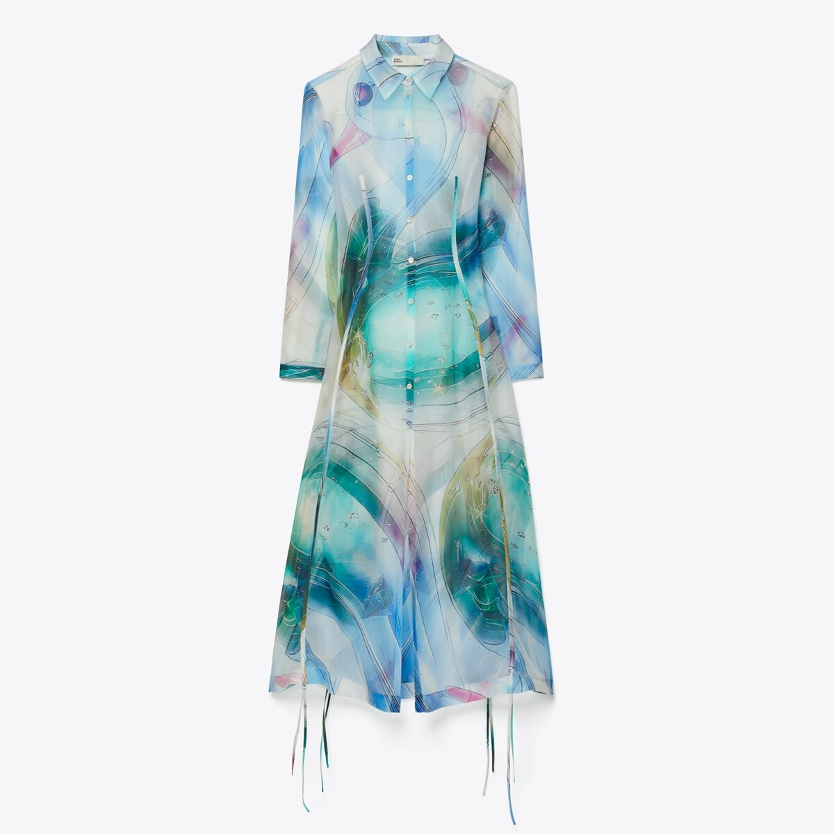 SILK ORGANZA SHIRTDRESS | Tory Burch (US)