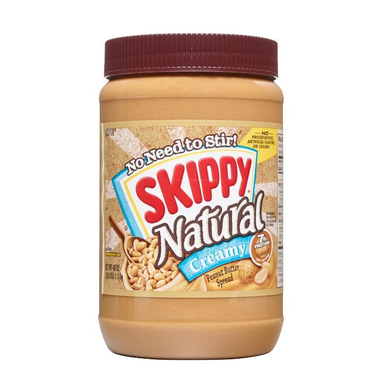 Skippy Natural Creamy Peanut Butter - 40oz | Target