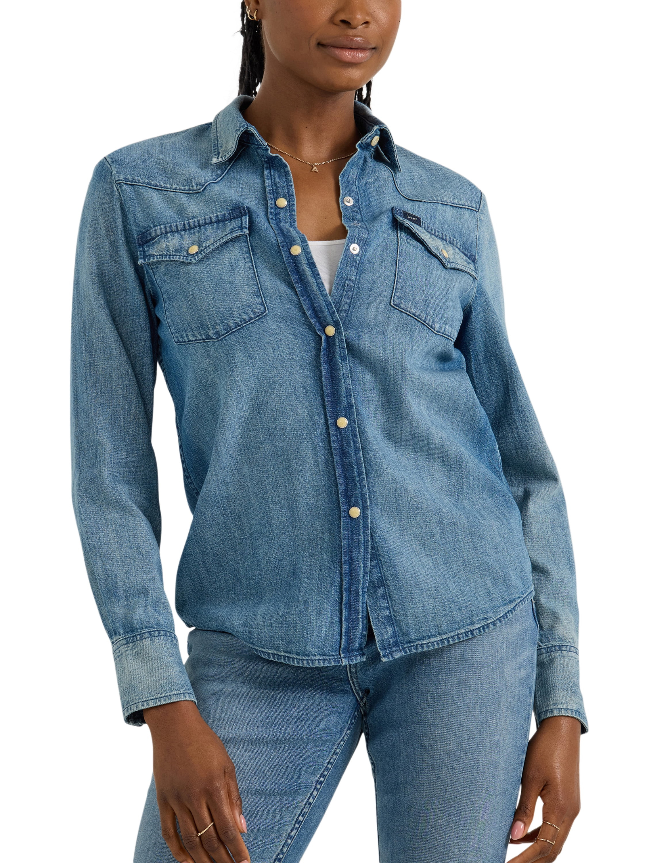 Lee® Women's Heritage Regular Fit Western Shirt | Walmart (US)