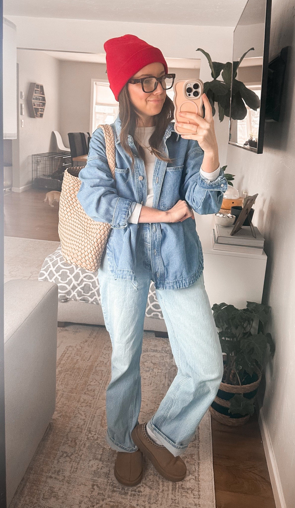 OOTD ✨ love the denim on denim with a pop of color! These beanies are the easiest way to add that extra touch  

#LTKPetite #LTKU #LTKootd