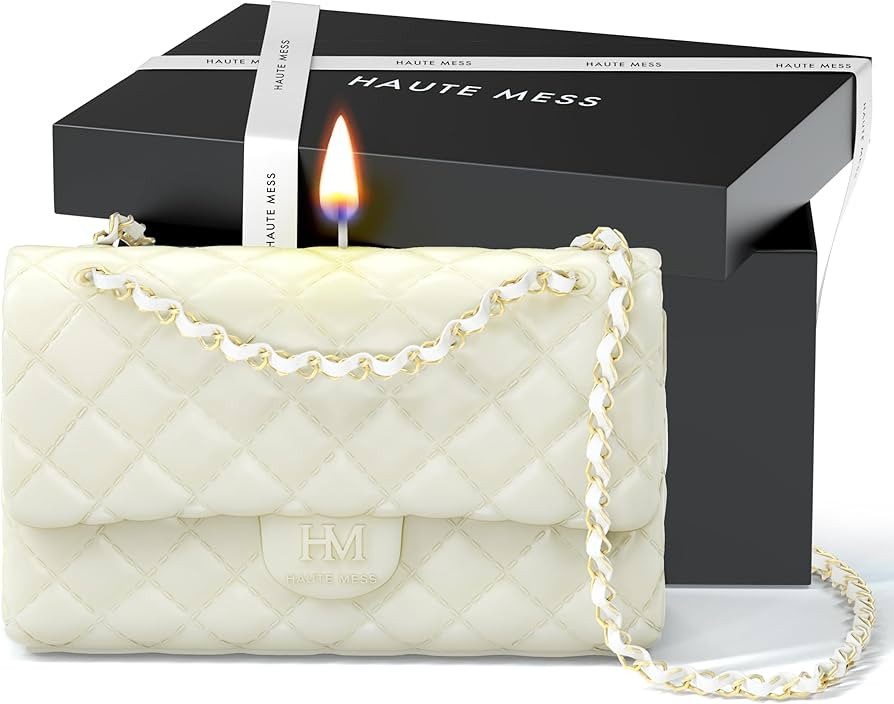 Handbag Candle in GiftBox - Haute Mess - Designer Gifts for Women - High End Luxury Candles for W... | Amazon (US)