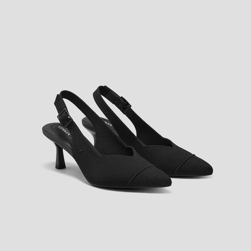Pointed-Toe Slingback Sandals (Addison) | VIVAIA