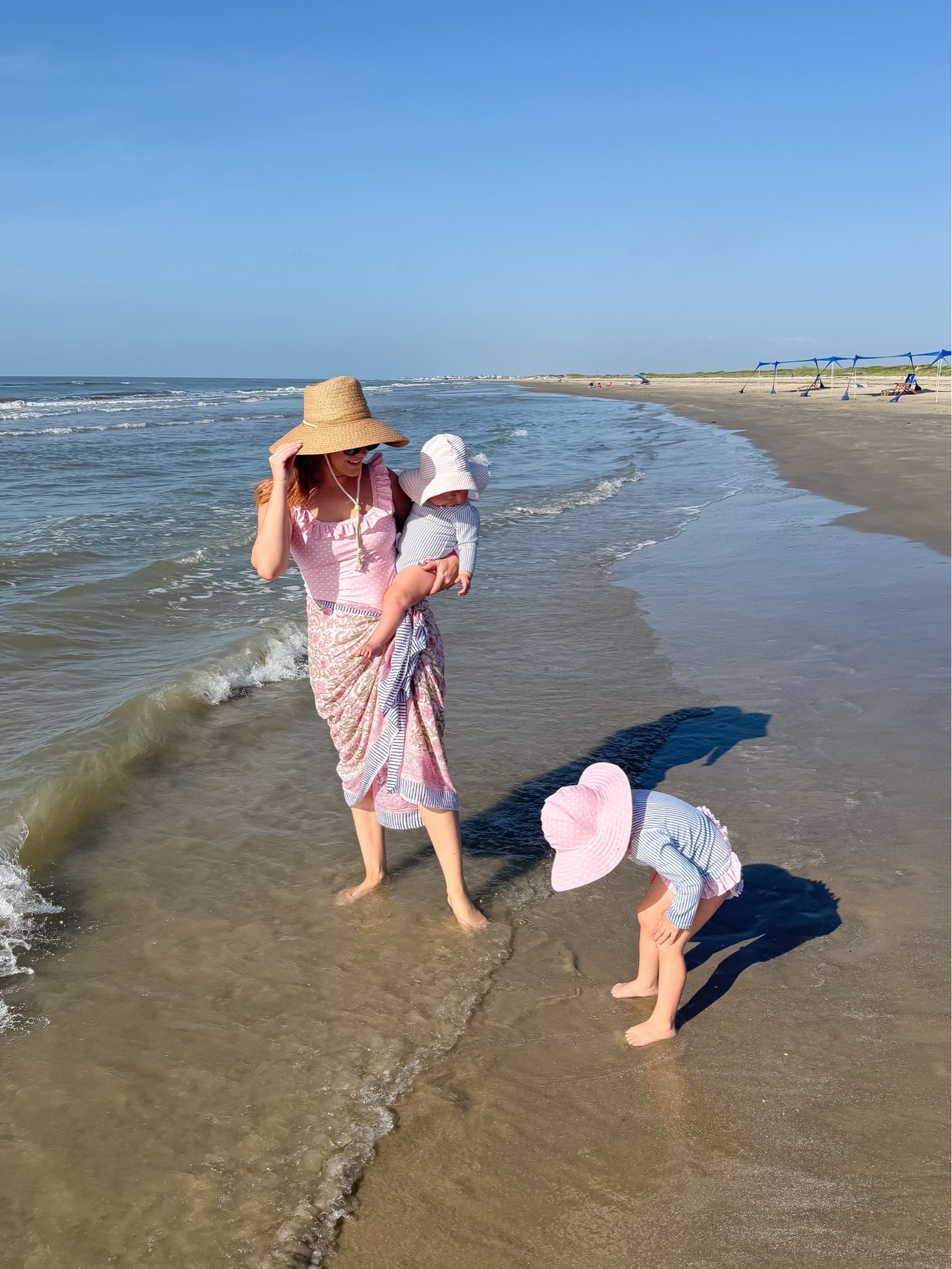 Today’s outfit from the beach! All matching in our ruffle butts🩷 I can’t believe this hat is $14!!

#LTKmomlife #LTKTravel #LTKSwim