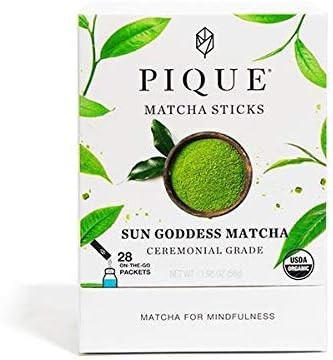 Pique Organic Sun Goddess Matcha - Real Ceremonial Grade Matcha Green Tea Powder - Energy, Immune Su | Amazon (US)