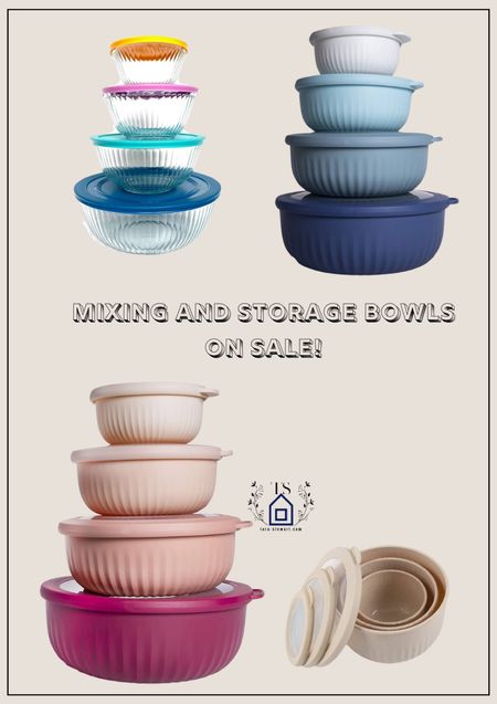 Mixing and storage bowls are on sale!!