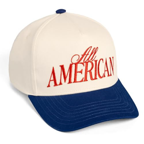 xo, Fetti All American Trucker Hat | America 250, Patriotic, Fourth of July, USA Party, Red Blue Embroidered, Snapback, Summer Cookout | Amazon (US)