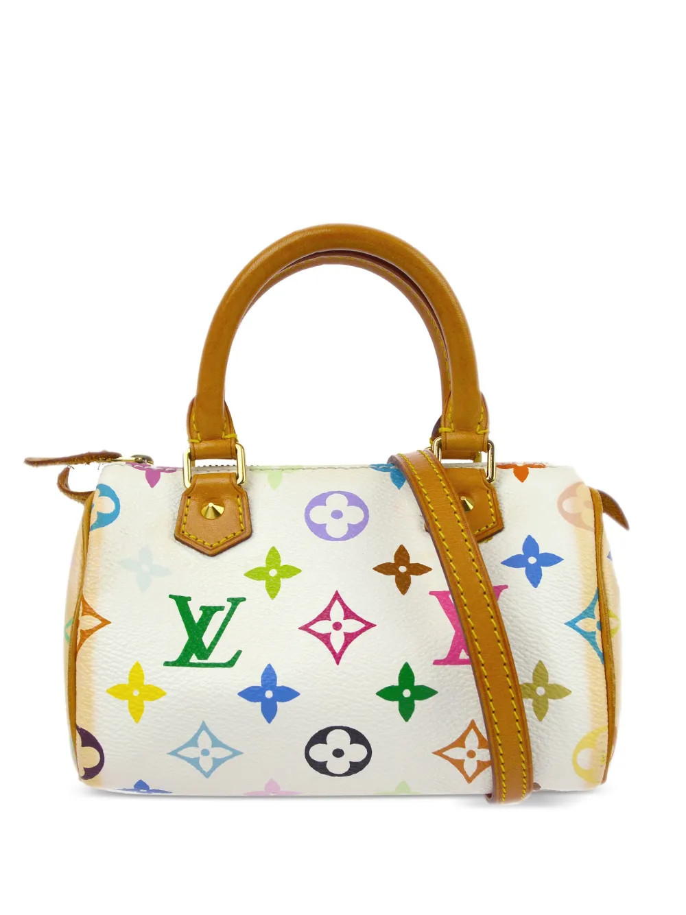 Louis Vuitton Pre-Owned x Takashi Murakami 2000s Mini Speedy two-way Handbag - Farfetch | Farfetch Global