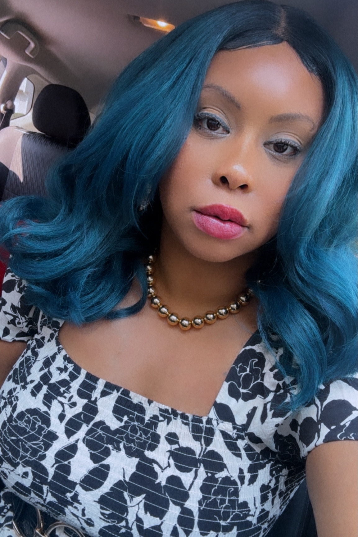 I love a blue lace front wig - so pretty!