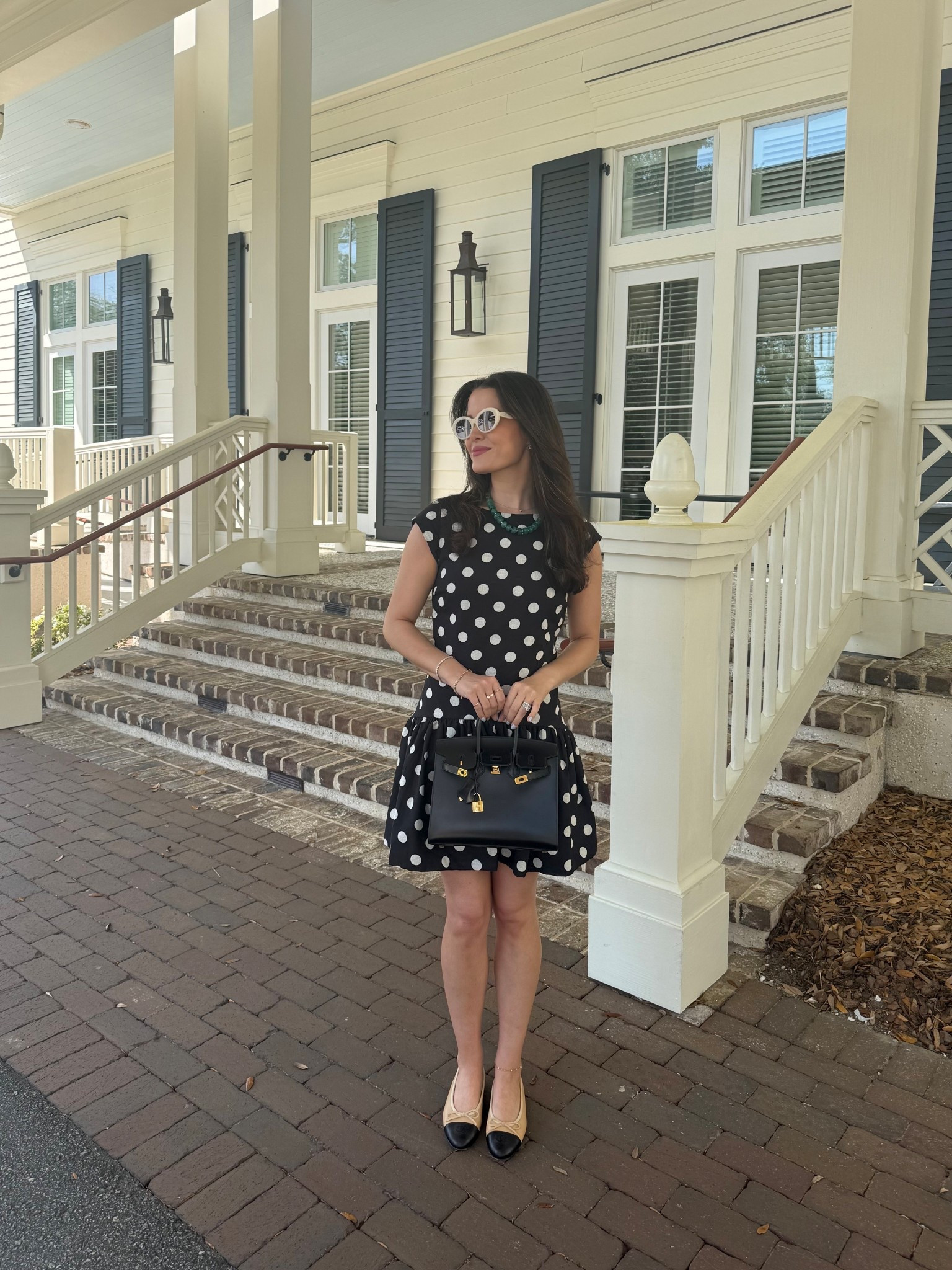 Polka dots are always a good idea ⚫️⚪️