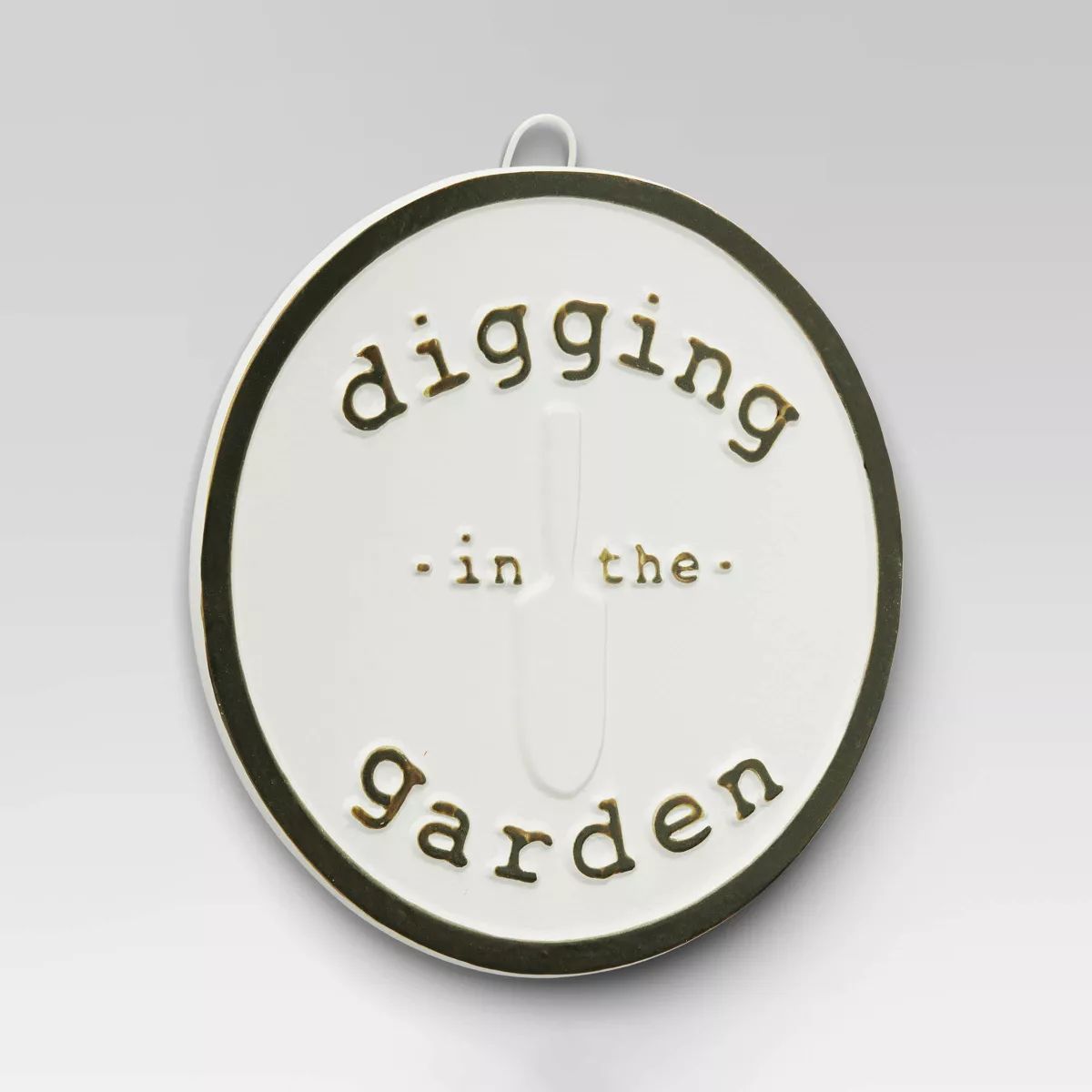 Aluminum Outdoor Patio Garden Sign "Digging in the Garden" - Threshold™ | Target