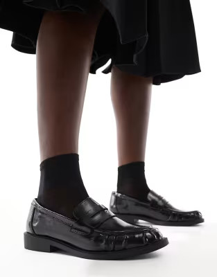 Stradivarius loafer in black | ASOS (Global)