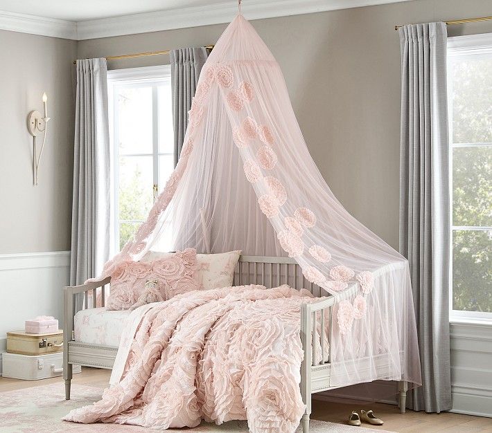 Monique Lhuillier Rosette Canopy | Pottery Barn Kids