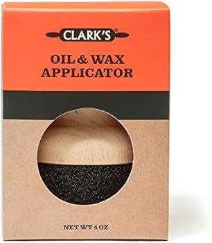 CLARK'S Cutting Board Oil & Wax Applicator - Round Wood Applicator for Mineral Oil on Wooden Butc... | Amazon (US)