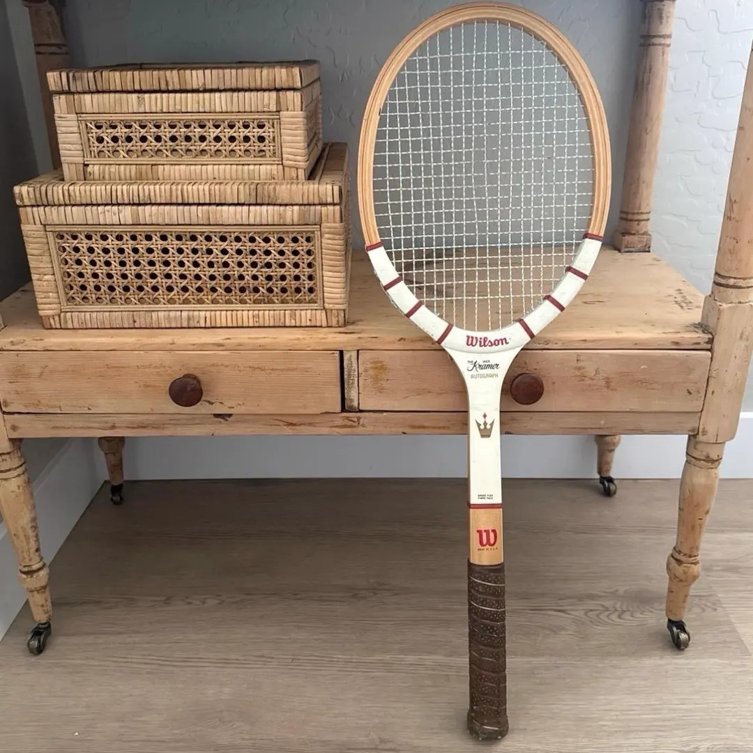Vintage Wooden Tennis Racquet Wilson Jack Kramer Autograph Edition | Etsy (US)