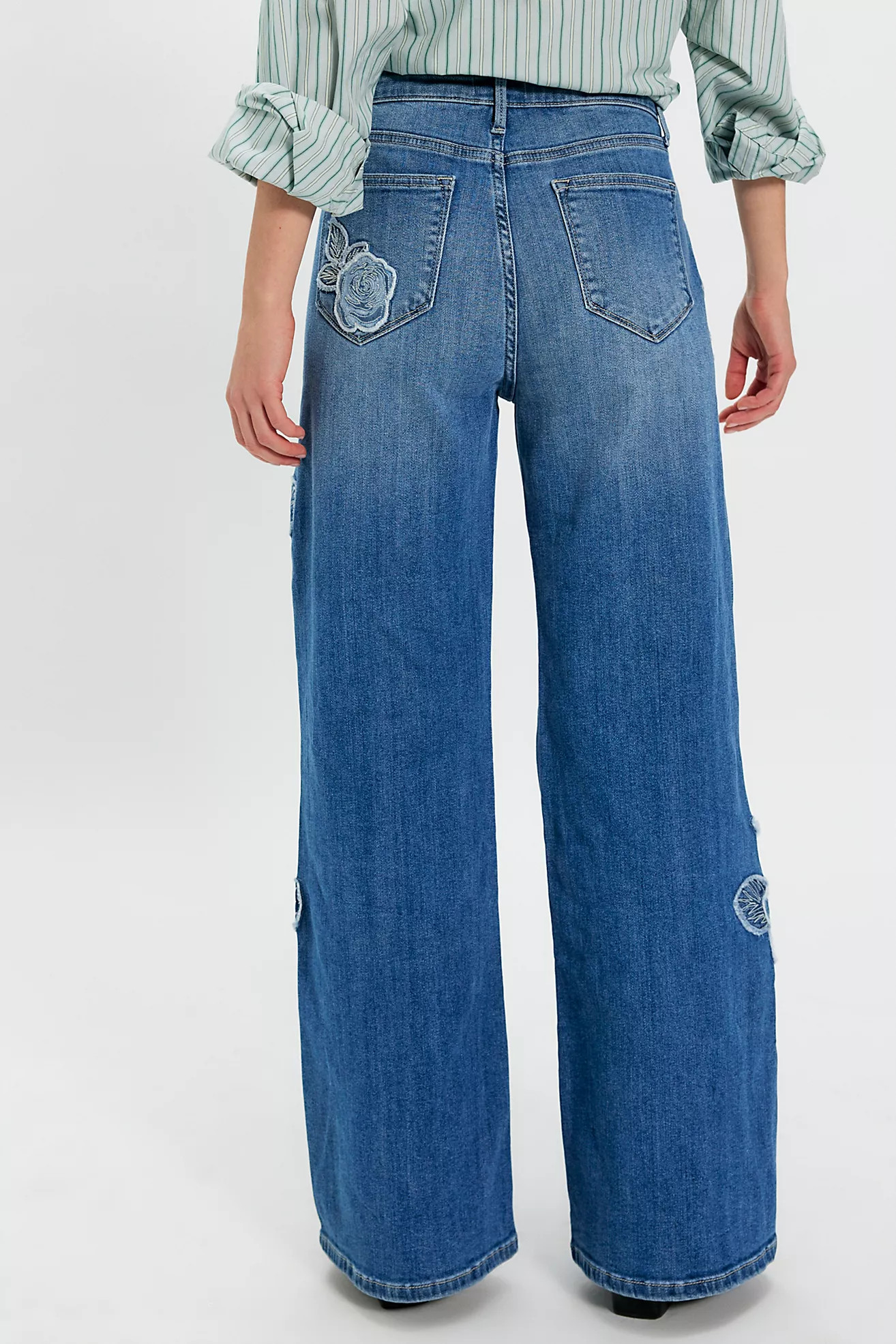 Driftwood Charlee Wide-Leg Jeans | Free People (Global - UK&FR Excluded)