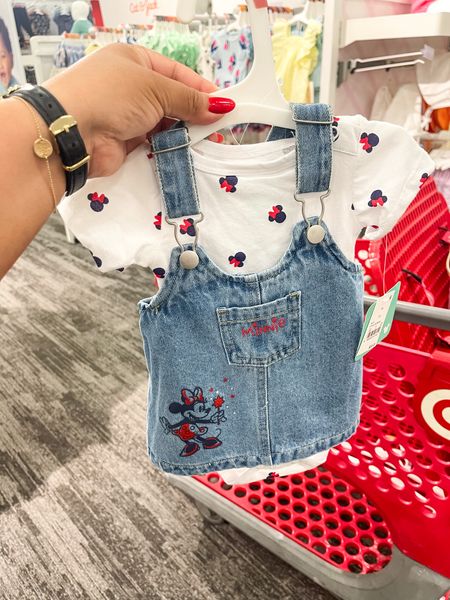 Baby Girl Disney Minnie denim overall dress 😩❤️

#LTKGiftGuide #LTKbump #LTKbaby