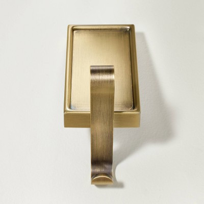 Mantle Hook Christmas Stocking Holder with Garland Loop Antique Brass  - Hearth & Hand™ with Ma... | Target