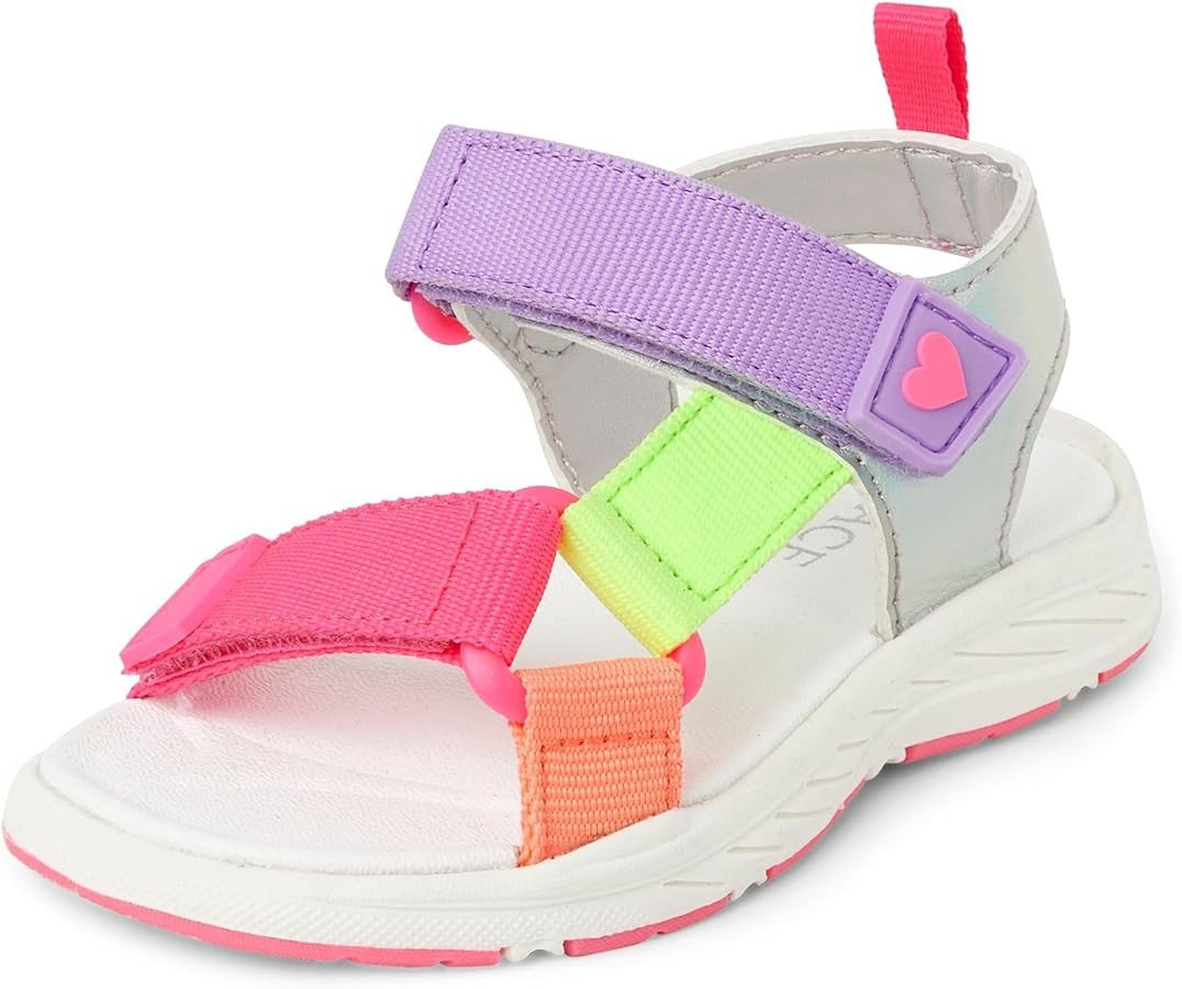 The Children's Place girls Baby Girls and Toddler Sporty Sandals With Adjustable Straps | Amazon (US)