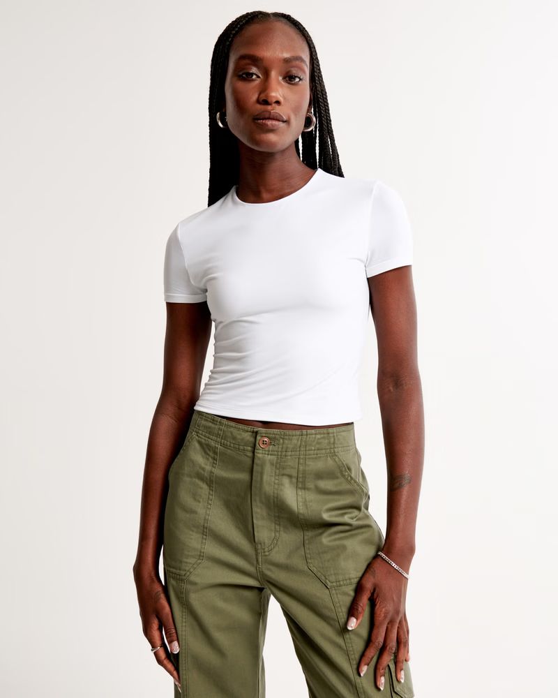 Soft Matte Seamless Baby Tee | Abercrombie & Fitch (US)