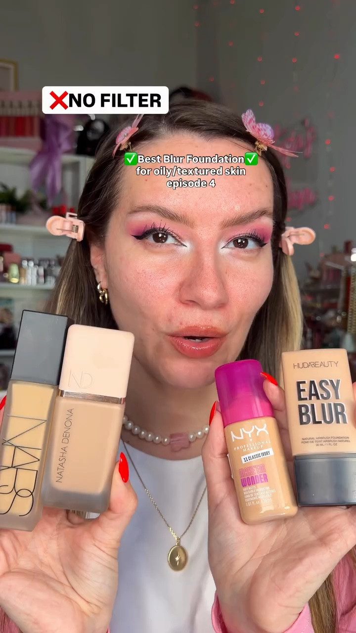 Episode 4: ✅Best Blurring Foundation✅ for oily and textured skin🤍
@nyxcosmetics Make ‘Em Wonder Soft Matte Foundation  shade 11👀
#bestfoundation #texturedskin #nyxfoundation #foundation #nyxcosmetics

#LTKBeauty