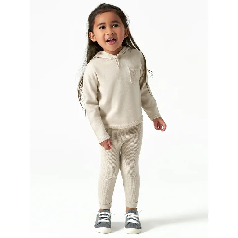 Modern Moments by Gerber Baby & Toddler Boy or Girl Gender Neutral Sweater Knit Hoodie & Pant, 2-... | Walmart (US)