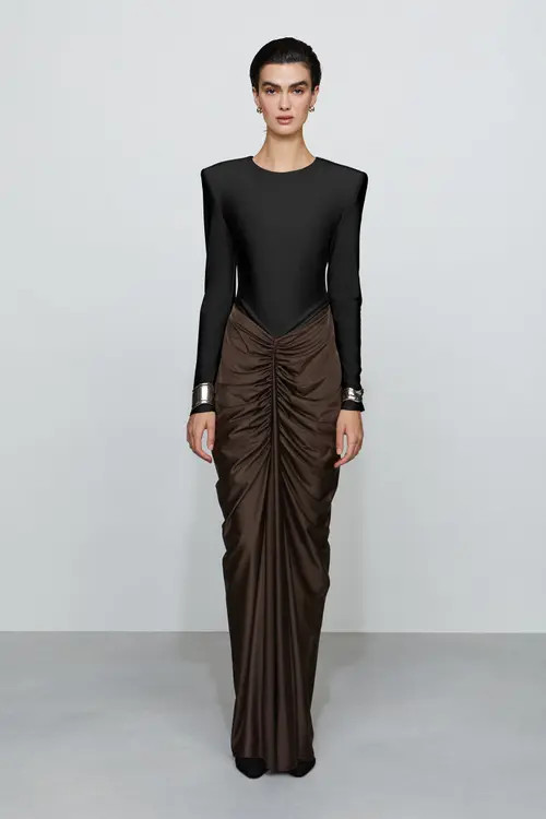 Et Ochs Tate Gown in Black/chocolate at Nordstrom, Size 4 | Nordstrom