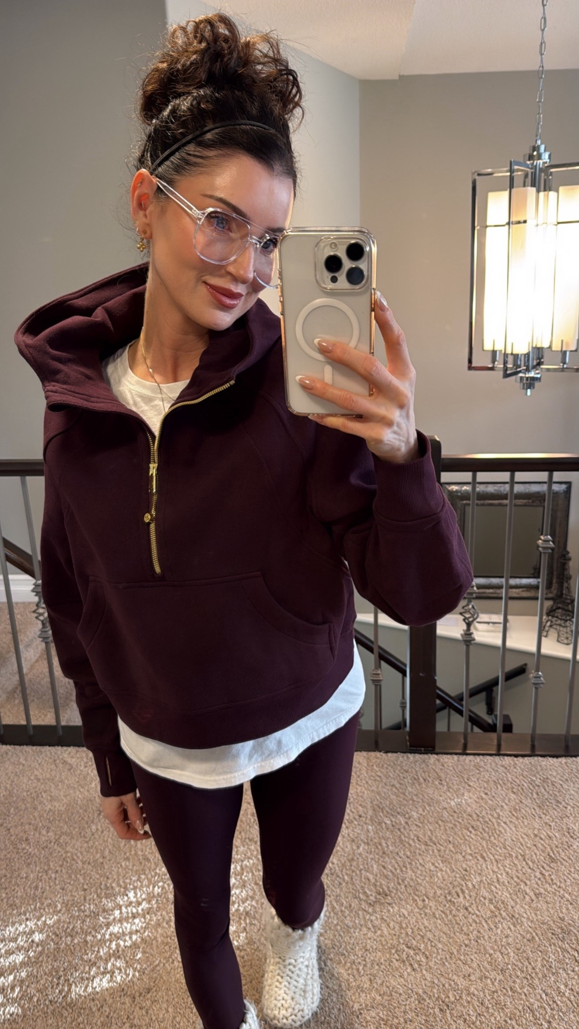 Love this lululemon set! 🖤
Wearing xs/s in the hoodie 
Size 4 / 25in pants 


#LTKootd #LTKOver40