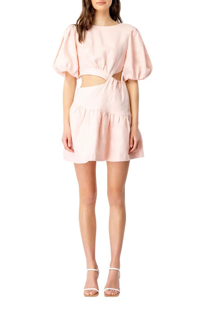 Bardot MIMI LINEN MINI DRESS | Nordstrom | Nordstrom