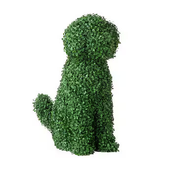 naturae decor 24-in H x 10.24-in W Green Dog Garden Statue | Lowe's