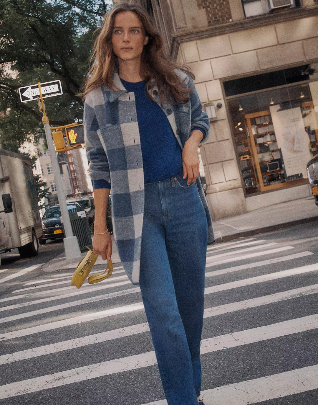 (Re)sponsible Boiled Wool Sweater Jacket in Buffalo Check | Madewell