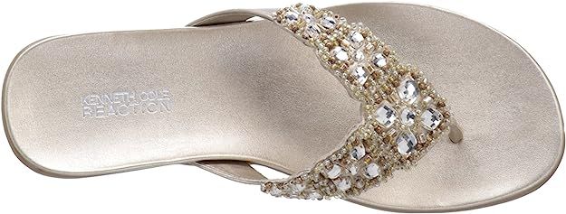 Kenneth Cole REACTION Women's Glam-athon Thong Sandal | Amazon (US)