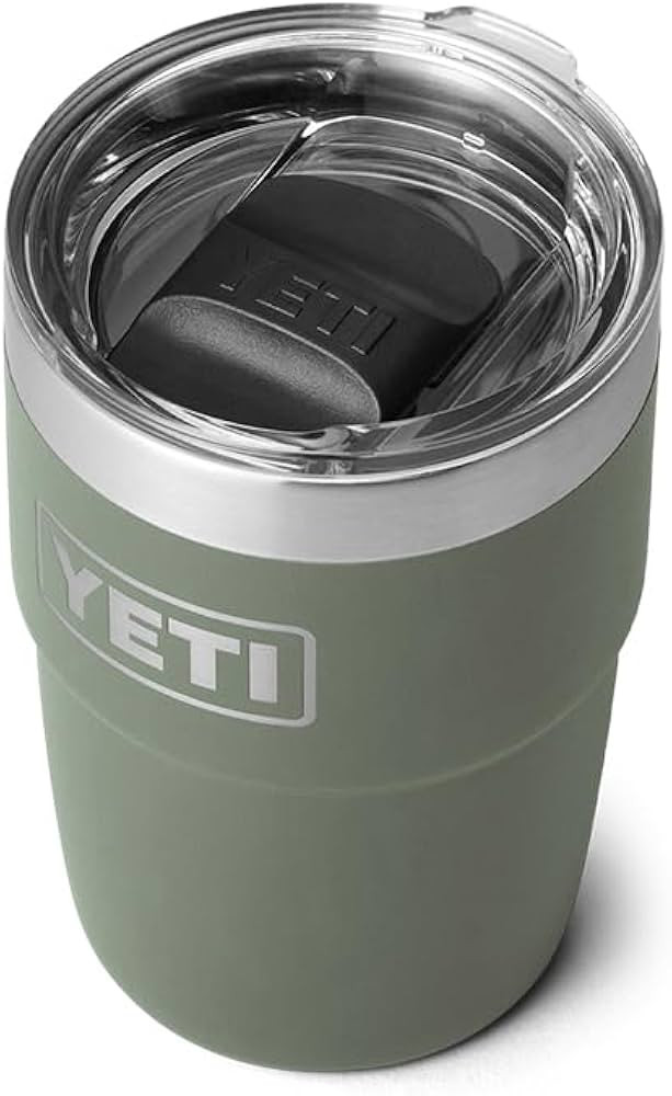 YETI Rambler 8 oz Stackable Cup, Stainless Steel, Vacuum Insulated Espresso Cup with MagSlider Li... | Amazon (US)