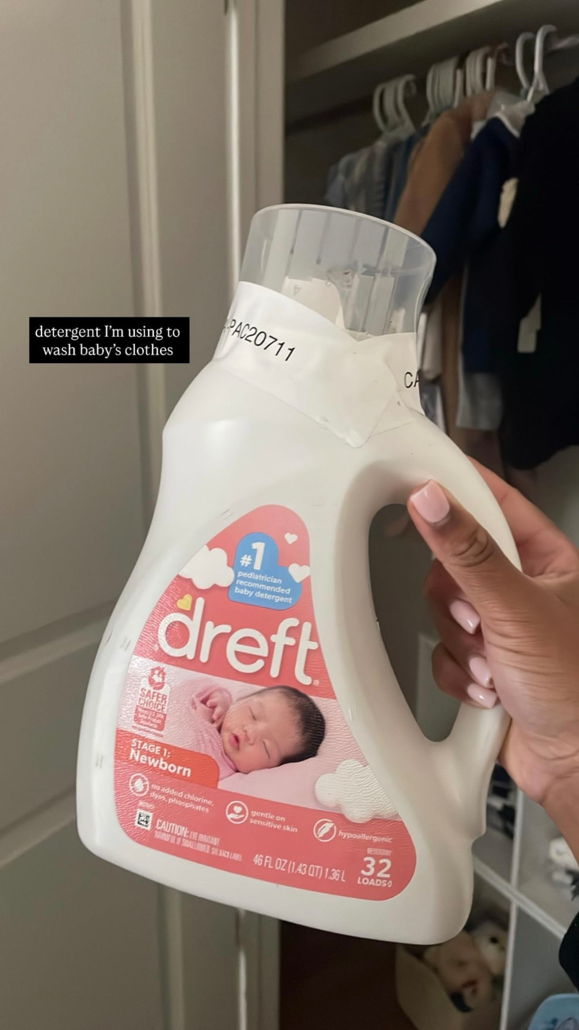 Trying out this baby detergent for baby boy’s first load of laundry! ☺️

#ltkbaby #babyessentials #newbornessentials #babyregistry #newmomlife #momtobe #babycare #babyproducts #babyfinds #amazonbaby #newbornprep #babylaundry #babyclothes #momlife #nurseryessentials #babyfavorites

#LTKmomlife #LTKBaby #LTKHome