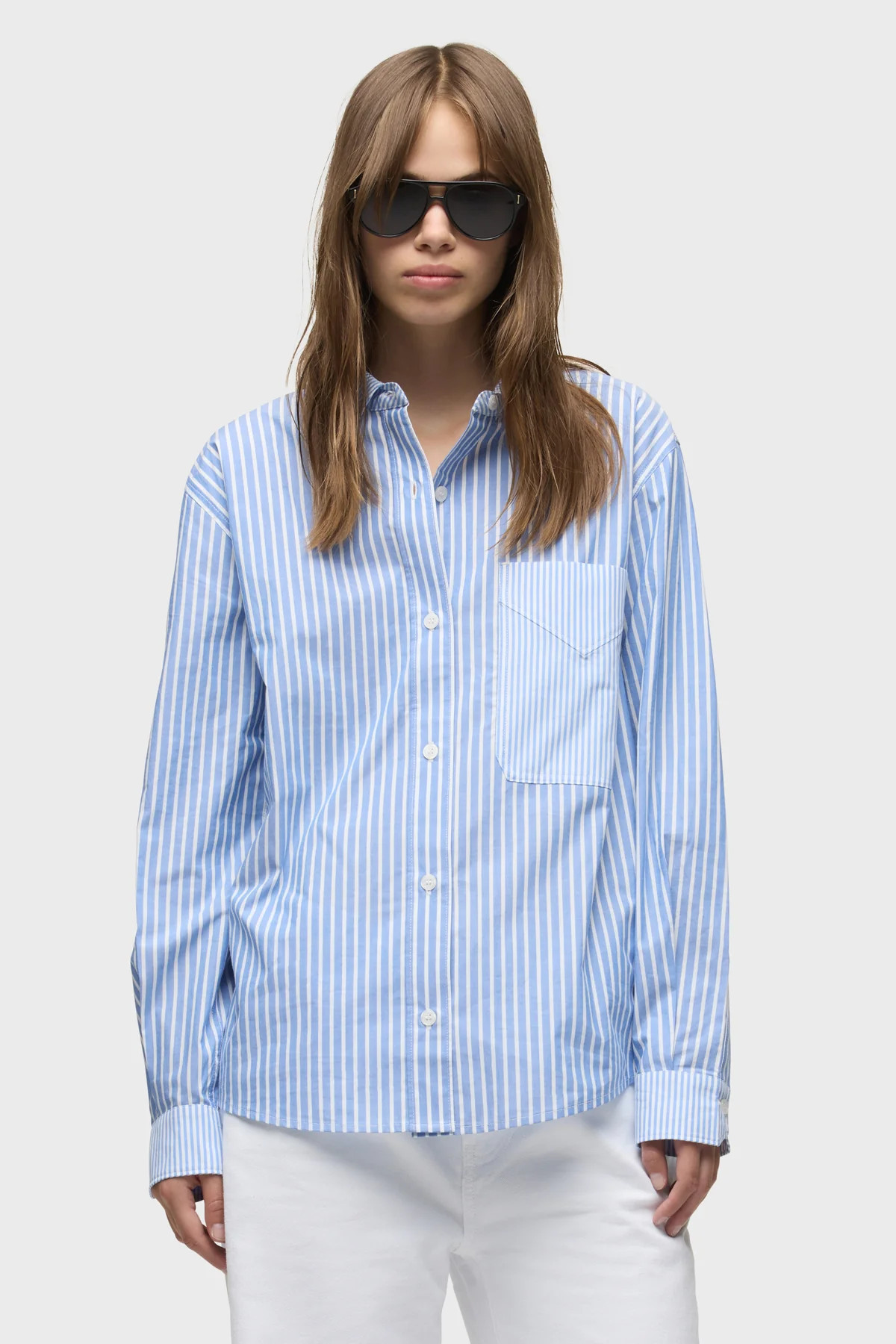 Oversized Button Down Shirt | Hudson Jeans