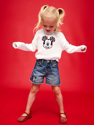Old Navy x Disney Mickey Mouse Sweater for Toddler Girls | Old Navy (US)