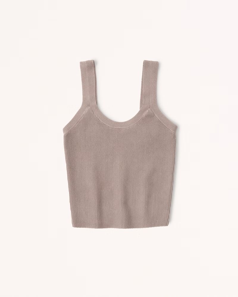 Women's Ottoman Slim Scoopneck Tank | Women's Tops | Abercrombie.com | Abercrombie & Fitch (US)