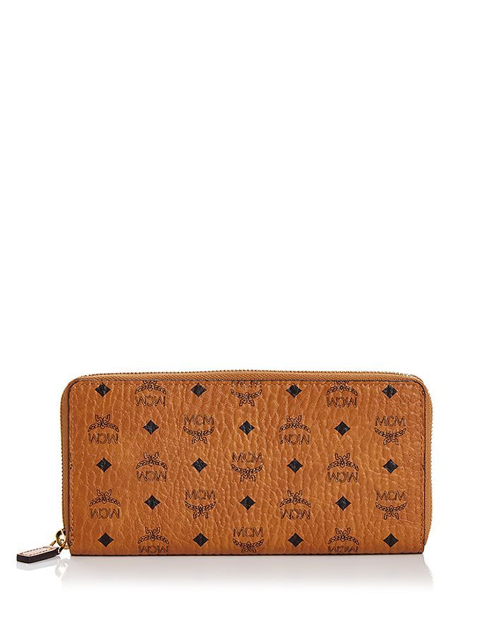 Zip Around Large Leather and Canvas Wallet | Bloomingdale's (US)