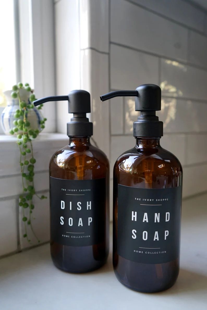 Soap Dispenser Labels Soap Bottle Dish Soap Label | Etsy | Etsy (US)