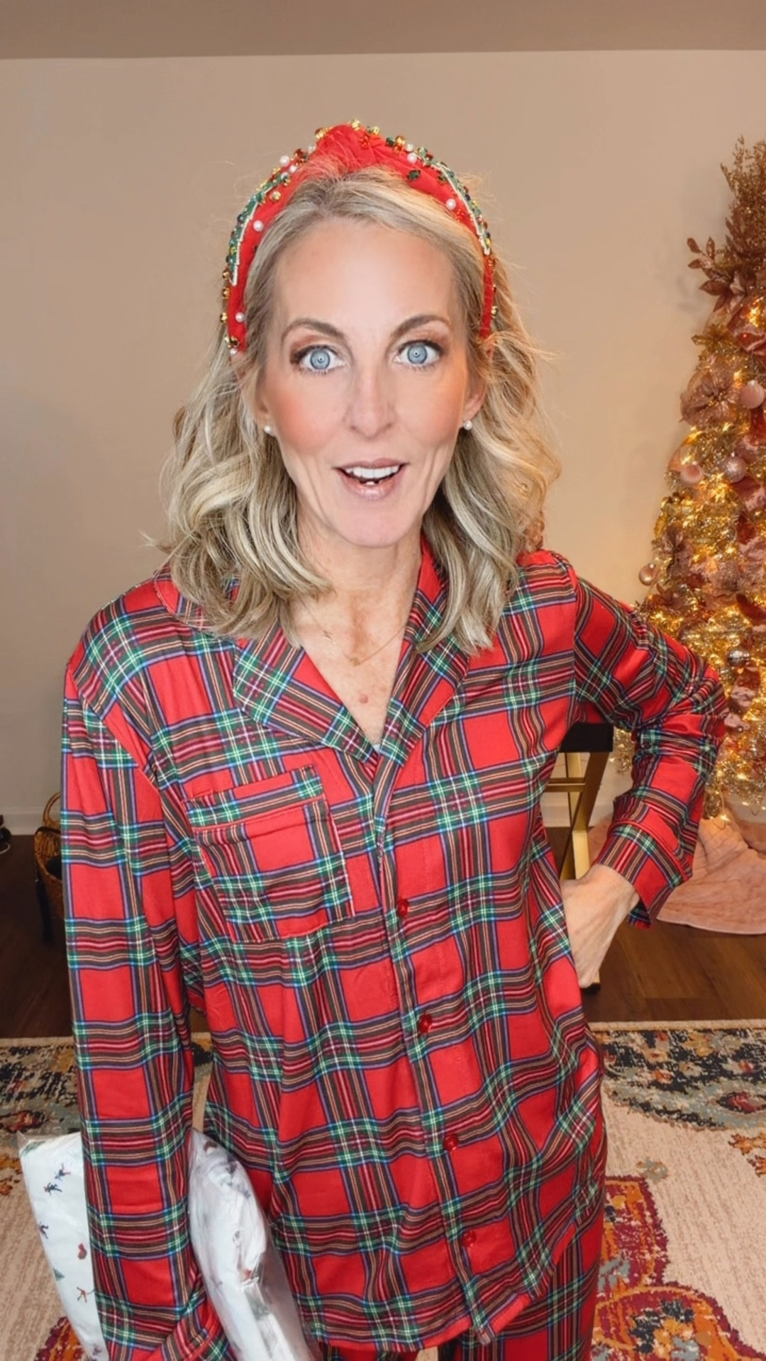 Bedtime is about to be your favorite time and think of these ultra soft and comfy pajamas sets from Martha Stewart! They are classic. They are two piece set and they are super soft and dreamy for a perfect night sleep you will not get hot wearing a size small they come in six different patterns. 

#LTKHoliday #LTKootd #LTKgrwm