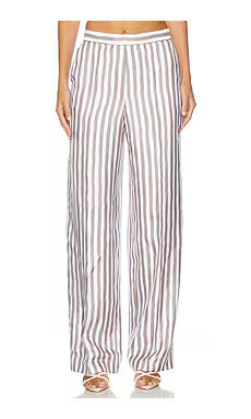 Theory The Relax Straight Pull On Pant in Cinder Multi from Revolve.com | Revolve Clothing (Global)