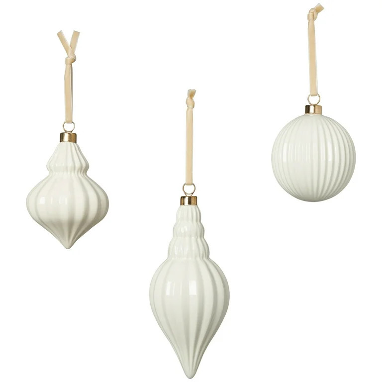 My Texas House Ceramic Hanging Ornaments, White, 3 Count | Walmart (US)