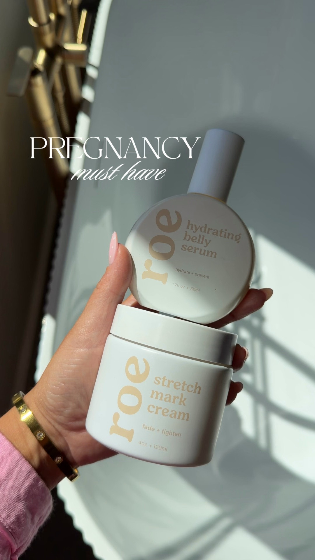 Pregnancy must have! I use this every night- belly serum + stretch mark cream duo to help prevent marks during pregnancy. All clean ingredients too!

#LTKmomlife #LTKBump #LTKBeauty