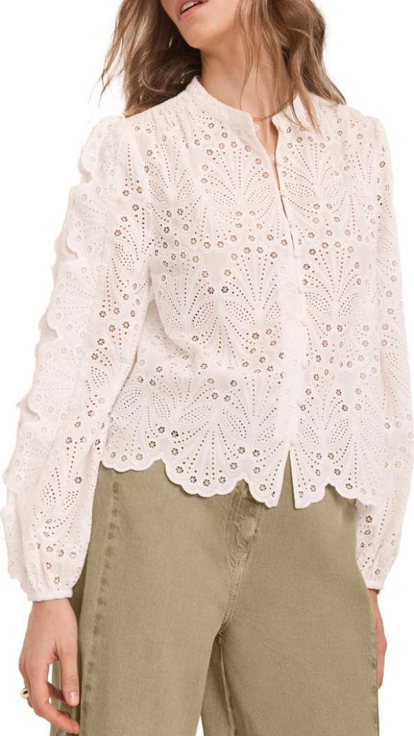 Lace top
Spring top  

#LTKSeasonal