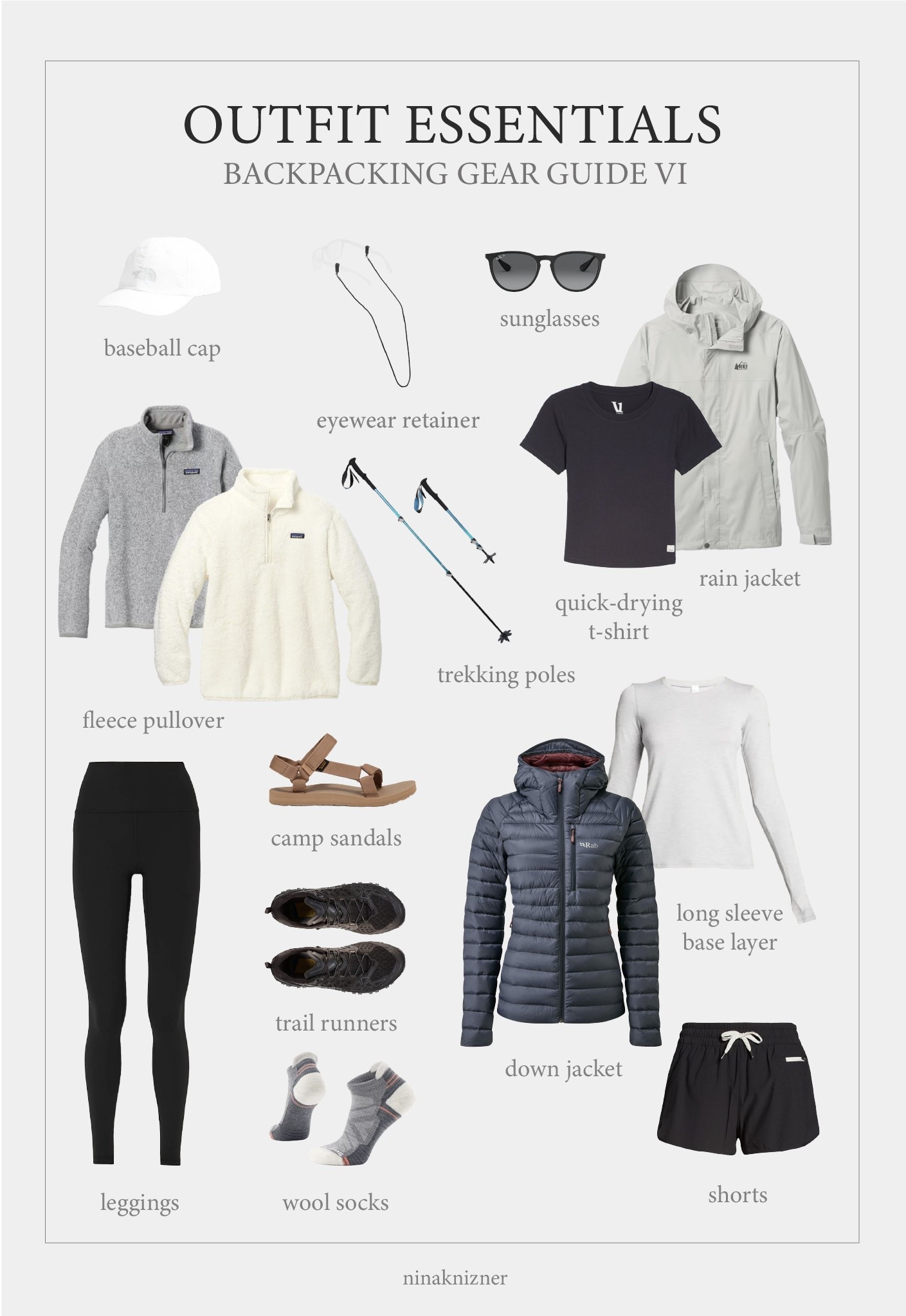 Backcountry Hiking Outfit Essentials Guide

#hiking #camping #backpacking #trailoutfits

#LTKSeasonal #LTKTravel #LTKActive