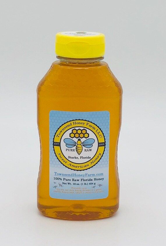 Honey 1 lb (16oz) FL Brazilian Peppertree Honey, Pure Raw Honey, Direct from Beekeeper, USA Natur... | Etsy (US)