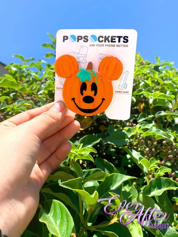 Pumpkin Mouse Phone Grip - Etsy | Etsy (US)